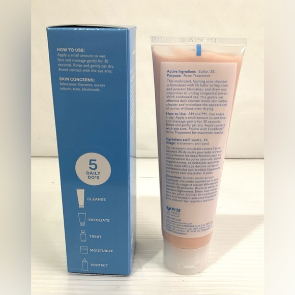 Kate Somerville Daily Foaming Cleanser Cleanse + Purify 4.0 Fl Oz / 120ml - Picture 5 of 6
